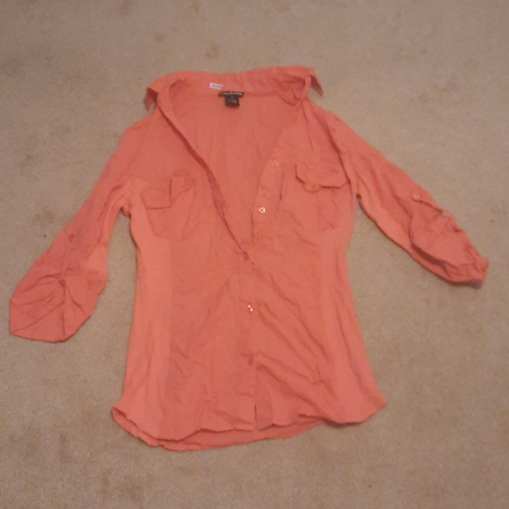 🍑Peach blouse